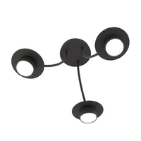 Emibig ENSO 3-lichts plafondlamp - Zwart