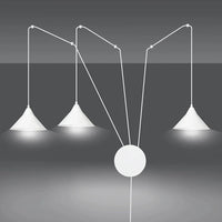 Emibig ABRAMO 3-lichts hanglamp - Wit