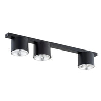 Emibig NANO 3-lichts plafondlamp - Zwart