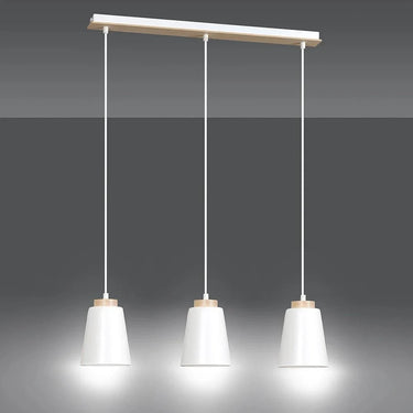 BOLERO 3-lichts hanglamp – Wit