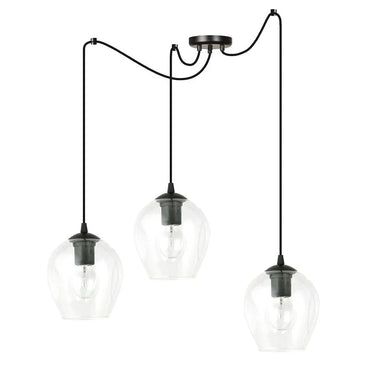LEVEL 3-lichts hanglamp - Helder glas