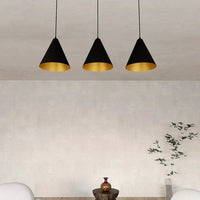 Emibig REBEL 3-lichts hanglamp - Zwart goud - Mooier Thuis