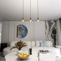 Emibig COSMO 3-lichts hanglamp - Amber glas - Mooier Thuis