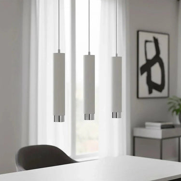 KIBO 3-lichts hanglamp - Wit Chroom