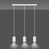 Emibig FUMIKO 3-lichts hanglamp - Wit Chroom - Mooier Thuis