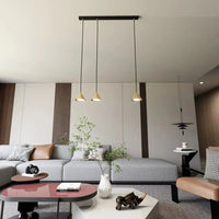 Emibig ELITE 3-lichts hanglamp - Zwart Goud - Kegelvormig - Mooier Thuis