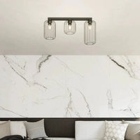 Emibig BARN 3-lichts plafondlamp - Zwart frame - Mooier Thuis