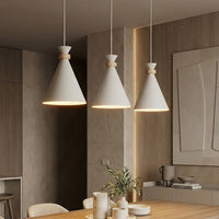 Zero hanglamp hout 3-lichts wit