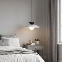 Mulan hanglamp wit glas 3-lichts grijs