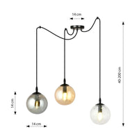 Emibig GIGI 3-lichts hanglamp - Mix - Mooier Thuis