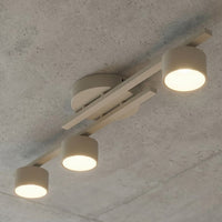 Fragment plafondlamp 3-lichts mokka