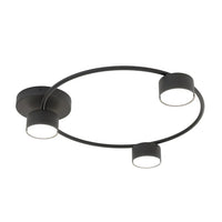 LUCIO 3-lichts plafondlamp - Zwart - afbeelding 2