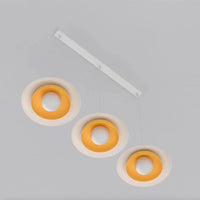 Emibig SKIN 3-lichts hanglamp - Wit oranje accent - Mooier Thuis