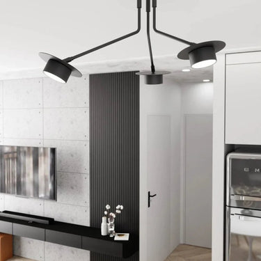 MIZU 3-lichts plafondlamp - Zwart