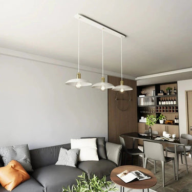 SPIRIT 3-lichts hanglamp - Wit goud accent