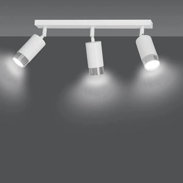 HIRO 3-lichts plafondlamp - Wit