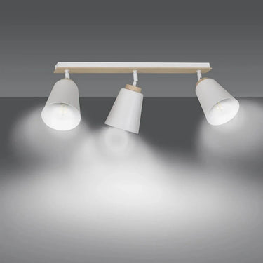ATLAS 3-lichts plafondlamp - Wit