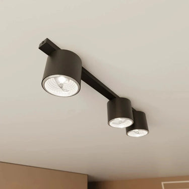 NANO 3-lichts plafondlamp - Zwart