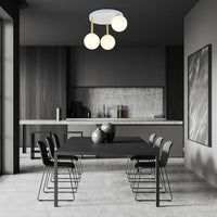 Emibig DOLCE 3-lichts plafondlamp – Wit - Mooier Thuis