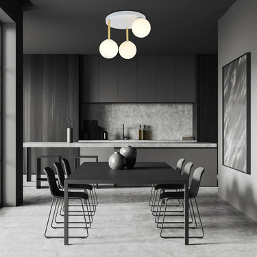 DOLCE 3-lichts plafondlamp – Wit