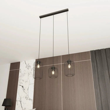 VANDER 3-lichts hanglamp – Zwart