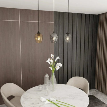 ISTAR 3-lichts hanglamp - Mix glas
