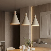 Zero hanglamp hout 3-lichts mokka
