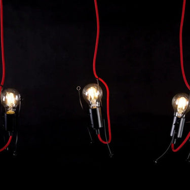 BOBI 3-lichts hanglamp - Zwart frame