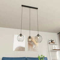 Emibig NANDO 3-lichts hanglamp - Zwart draad - Mooier Thuis