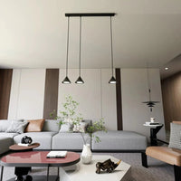 ELIT 3-lichts hanglamp - Zwart metaal - afbeelding 2