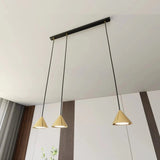 ELITE 3-lichts hanglamp - Zwart Goud - Kegelvormig hanglamp met lampenkap - bestellen bij Mooier Thuis