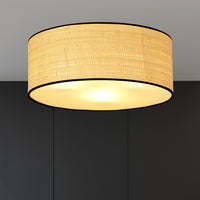 Aston plafondlamp rotan 3-lichts naturel