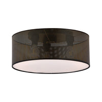 Aston plafondlamp 3-lichts zwart goud
