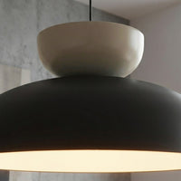 Mega hanglamp 3-lichts zwart mokka