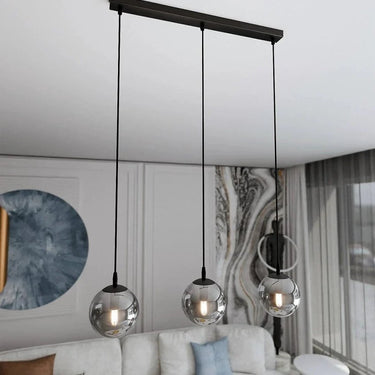 COSMO 3-lichts hanglamp - Smoked glas