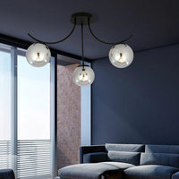BOSTON 3-lichts plafondlamp - Smoked glas - afbeelding 2