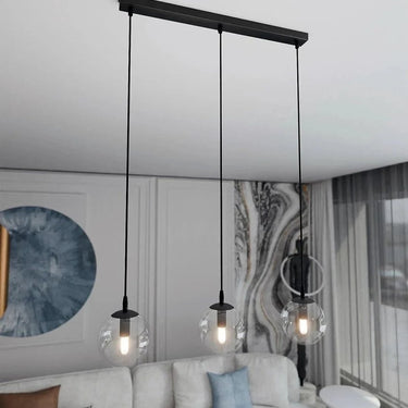 COSMO 3-lichts hanglamp - Helder glas