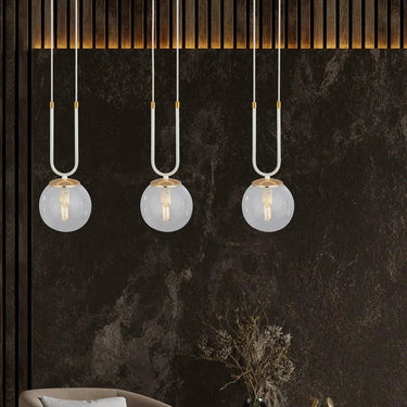 GLAM 3-lichts hanglamp - Helder glas