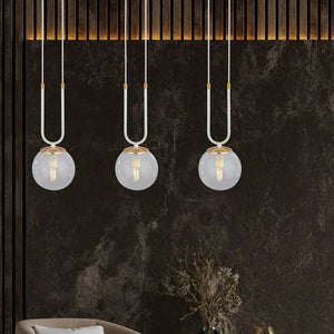 GLAM 3-lichts hanglamp - Helder glas