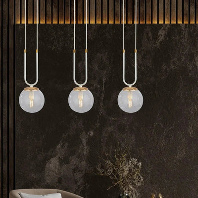 GLAM 3-lichts hanglamp - Helder glas