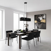 Lux hanglamp 3-lichts zwart