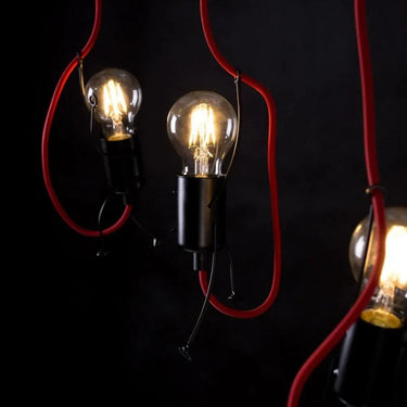 BOBI 3-lichts hanglamp - Zwart frame