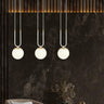 GLAM 3-lichts hanglamp - Wit glas hanglamp met ronde bol - bestellen bij Mooier Thuis
