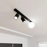 BASTER 3-lichts plafondlamp - Zwart frame - afbeelding 2