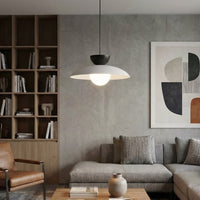 Mulan hanglamp wit glas 3-lichts grijs
