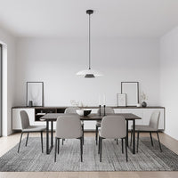 Babel hanglamp 3-lichts wit zwart