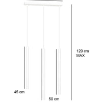 SELTER 3-lichts hanglamp - Wit - afbeelding 2