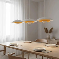 SKIN 3-lichts hanglamp - Wit oranje accent hanglamp met lampenkap - afbeelding 5