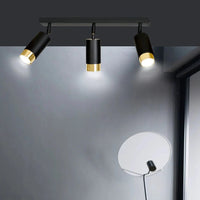 HIRO 3-lichts plafondlamp - Zwart goud plafondspots & spotbalken - afbeelding 5