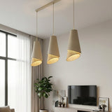 Moda hanglamp rotan 3-lichts beige naturel hanglamp met lampenkap - afbeelding 5
